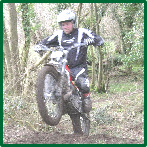 2010 Kenchington Trophy Trial rider picture click to enlarge then pop-up to close