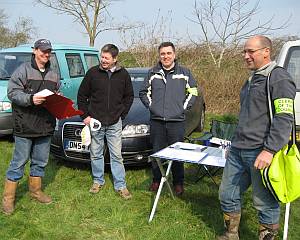 Kenchington Trial 2007 officils, Bill Latham Barry New, Mike Hutchings and Mick Coles.