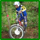Rider on section 10 in the 2011 SuperSelborne Solo.