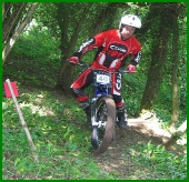 Phil Wiffen struggles to stay off the garlic on section one. Click to expand, click pop up to dismiss.