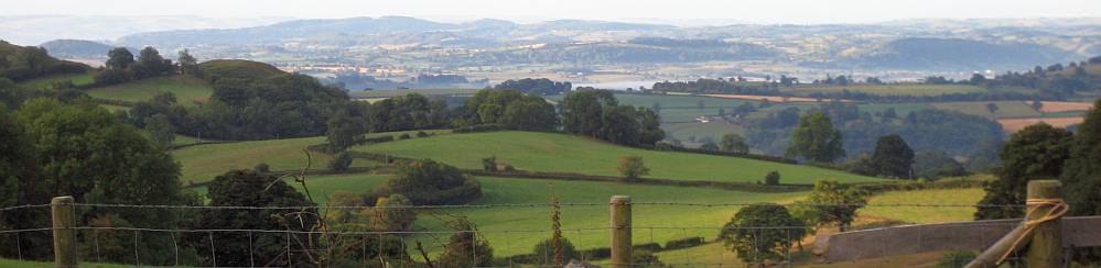 Alton Wales Weekend Trial 2011. View from camp site.