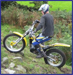 Keith Davies got beat on the course, but got this picture in the TMX.